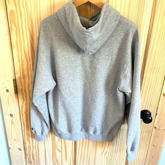 Champion Authentic Polk Football Gray Hoodie. Size Large. - Picture 6 of 10